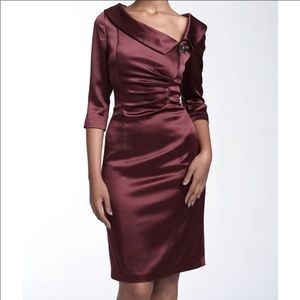 Kay Unger Cocktail Plum Dress